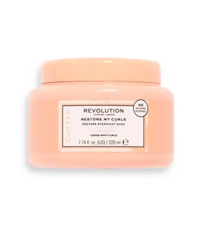 Revolution Haircare - Mascarilla de noche restauradora Restore My Curls - Curl 1+2