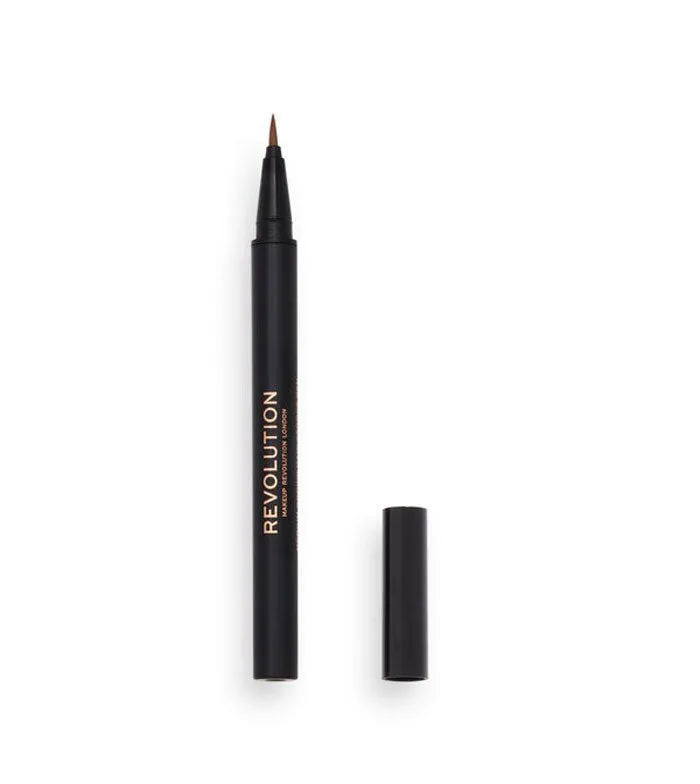 Revolution - Lápiz de cejas Hair Stroke Brow Pen - Light Brown