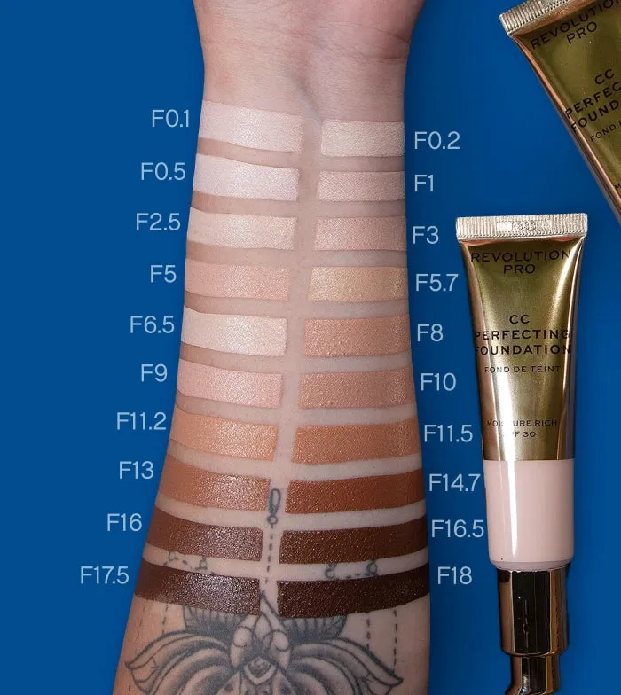 Revolution Pro - CC Cream Perfecting Foundation SPF 30 - F17.5