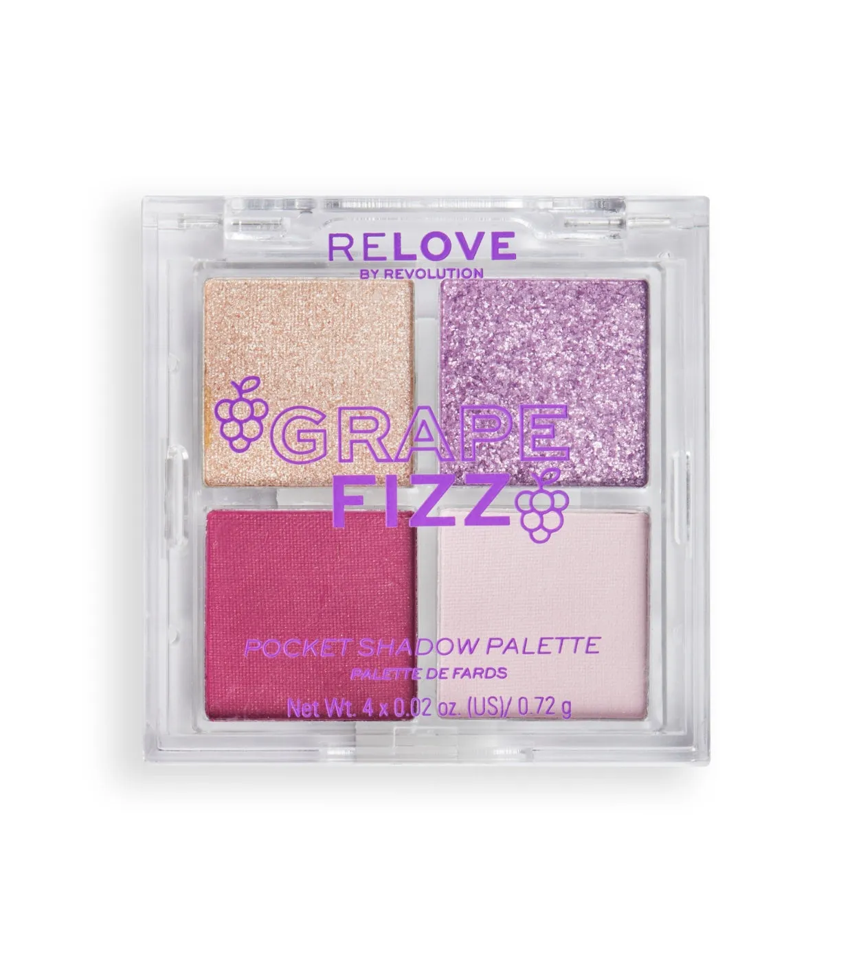 Revolution Relove - Paleta de sombras tamao bolsillo - Grape Frizz