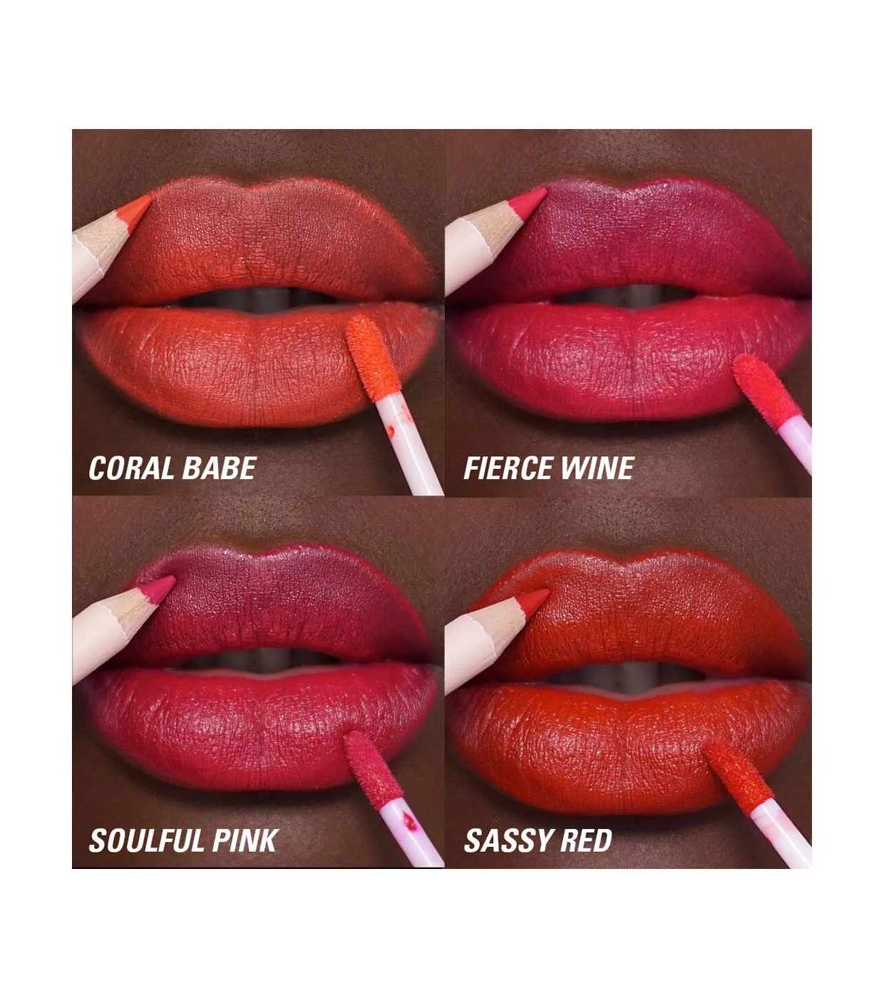 Revolution - Set de labios Lip Contour - Coral Babe