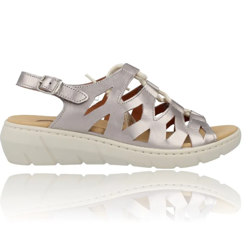 Sandalias Casual con Cordones para Mujer de Calzados Vesga 845