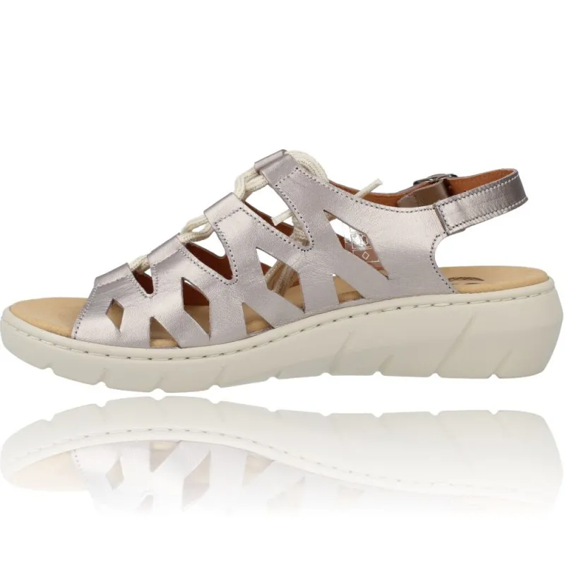 Sandalias Casual con Cordones para Mujer de Calzados Vesga 845