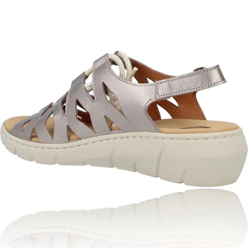 Sandalias Casual con Cordones para Mujer de Calzados Vesga 845