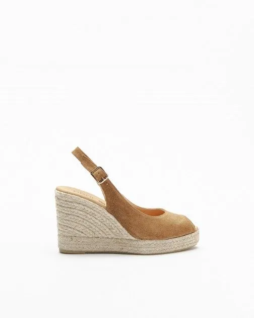 Sandalias con cuña PROF PRO24YU168 Camel