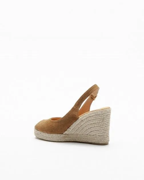 Sandalias con cuña PROF PRO24YU168 Camel