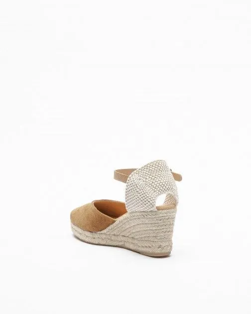 Sandalias con cuña PROF PRO24YU170 Camel