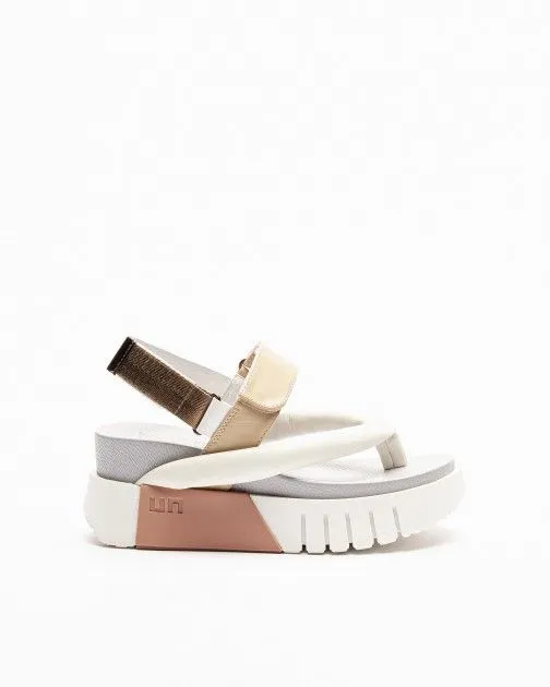 Sandalias de plataforma United Nude Delta Tong Blanco