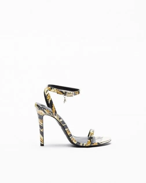 Sandalias de tacón alto Just Cavalli Tahlia 74rb3s20 Negro