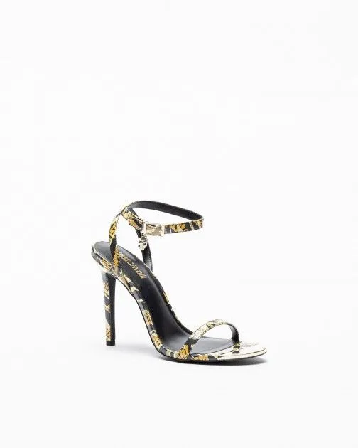 Sandalias de tacón alto Just Cavalli Tahlia 74rb3s20 Negro