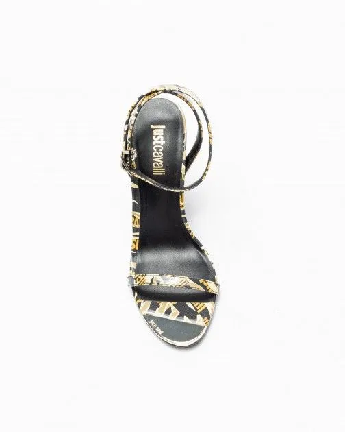 Sandalias de tacón alto Just Cavalli Tahlia 74rb3s20 Negro