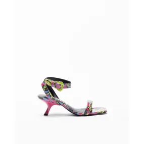 Sandalias de tacón alto Versace Jeans Couture FIONA 74VA3S40 Rosa