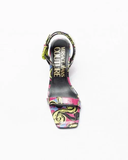 Sandalias de tacón alto Versace Jeans Couture FIONA 74VA3S40 Rosa