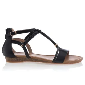 Sandalias mujer negro