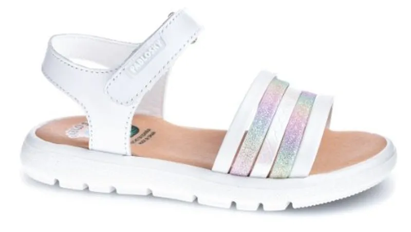 Sandalias Y Zue Pablosky 429800 piel blanco