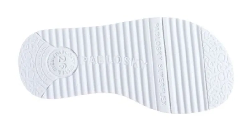 Sandalias Y Zue Pablosky 432200 piel blanco