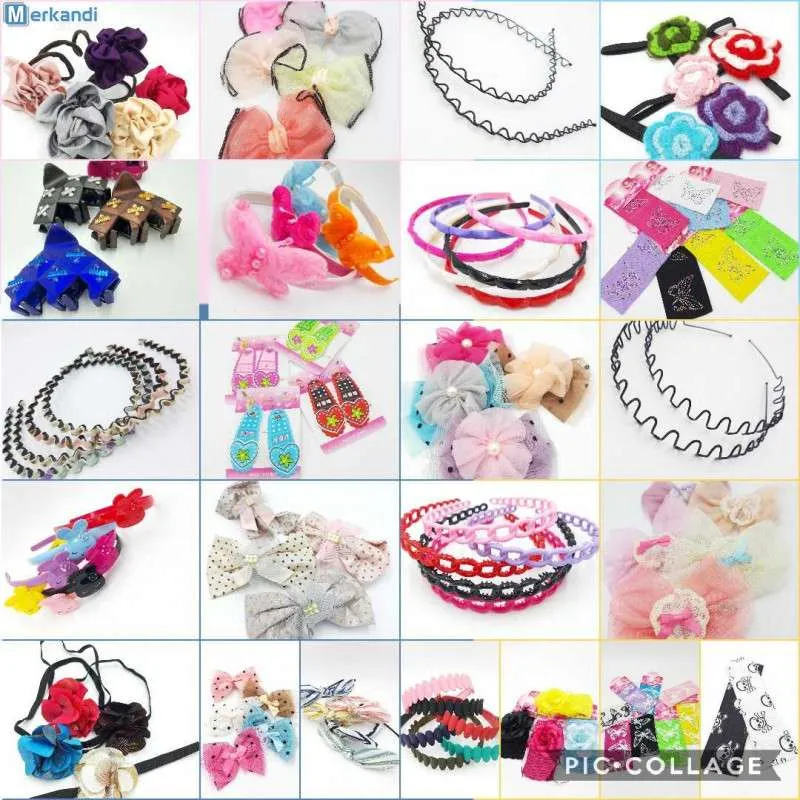 Stock Lote de accesorios para el cabello surtido de 1000 unidades. REF ACCPELONEW004