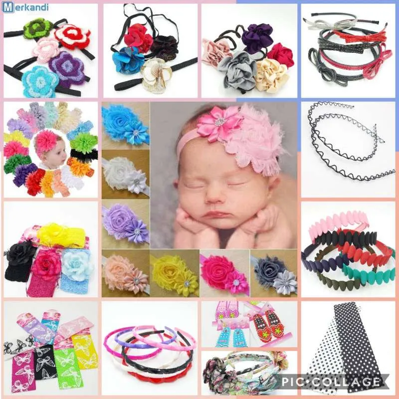 Stock Lote de accesorios para el cabello surtido de 1000 unidades. REF ACCPELONEW004