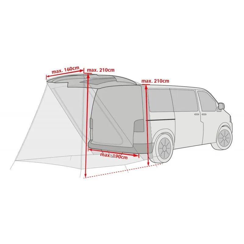 Toldo Vaude Drive Van Trunk (lino)