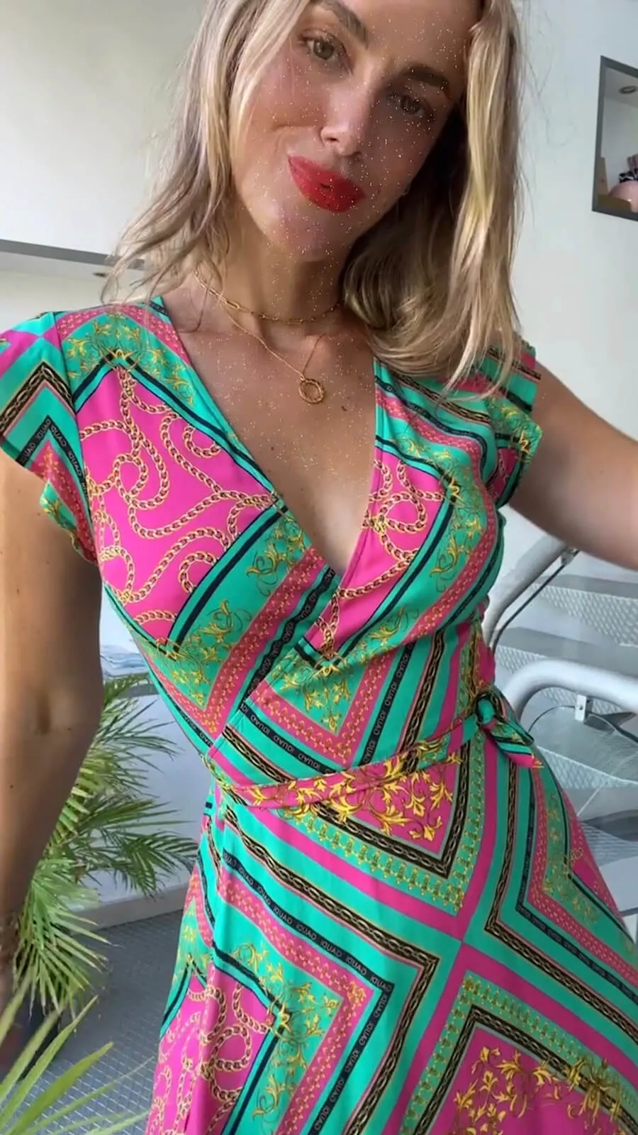 Vestido Print Versace Summer