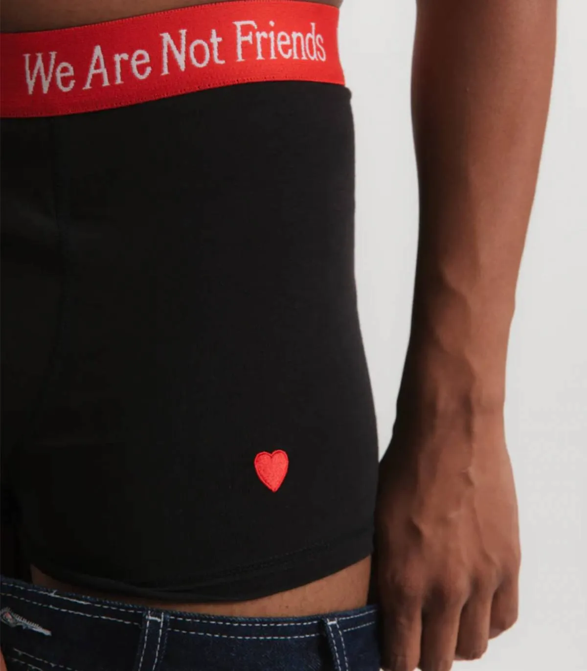 We Are Not Friends - Calzoncillos Para Hombre Negros - Wanf Underwear Pack 2