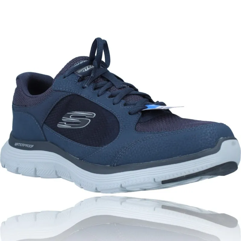 Zapatillas Deportivas de Piel Waterproof para Hombres de Skechers 232222 Flex Advantage 4.0