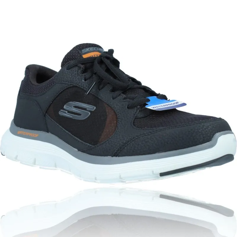 Zapatillas Deportivas de Piel Waterproof para Hombres de Skechers 232222 Flex Advantage 4.0