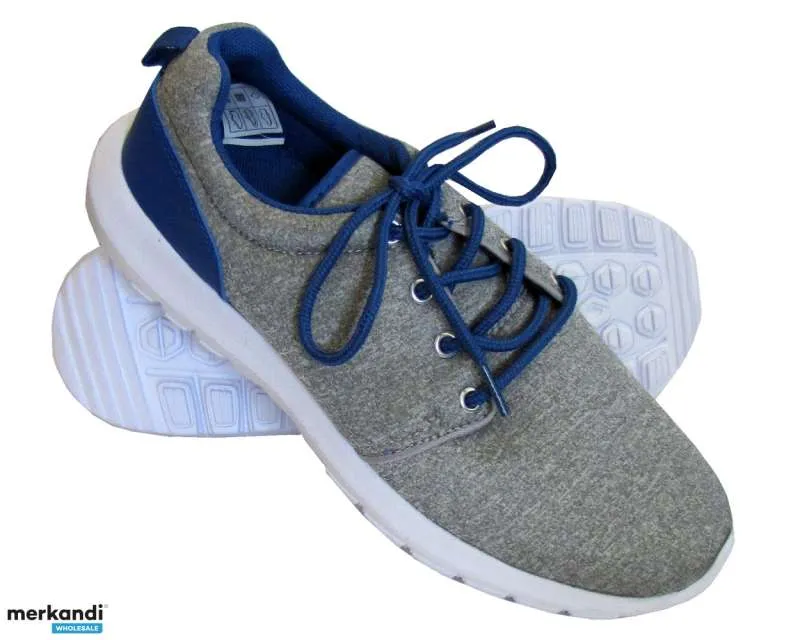 ZAPATILLAS DEPORTIVAS, ZAPATOS PARA HOMBRE, ZAPATILLAS DEPORTIVAS, ZAPATILLAS DEPORTIVAS, GRIS - AZUL 40 - 41