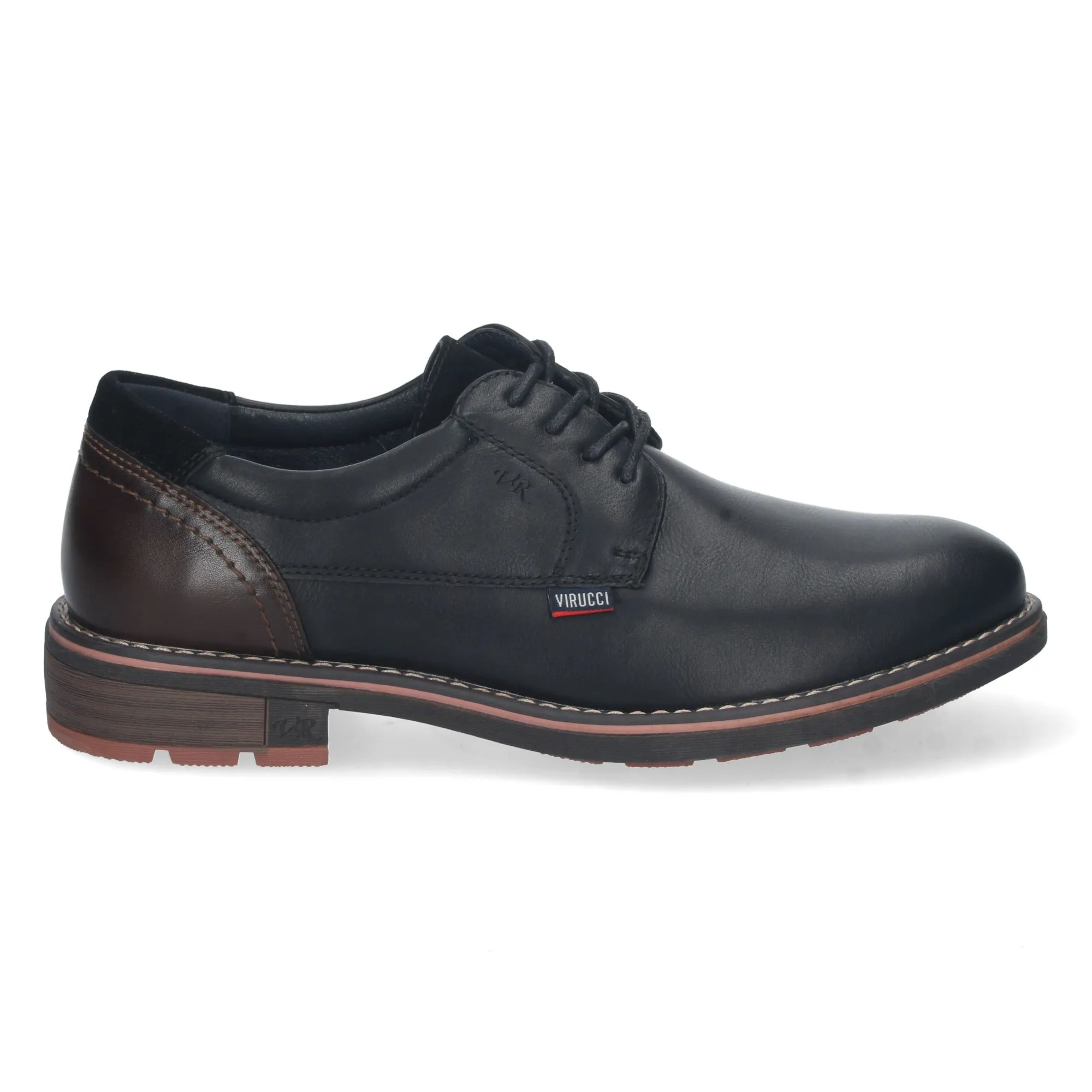 Zapato elegante plano hombre color negro