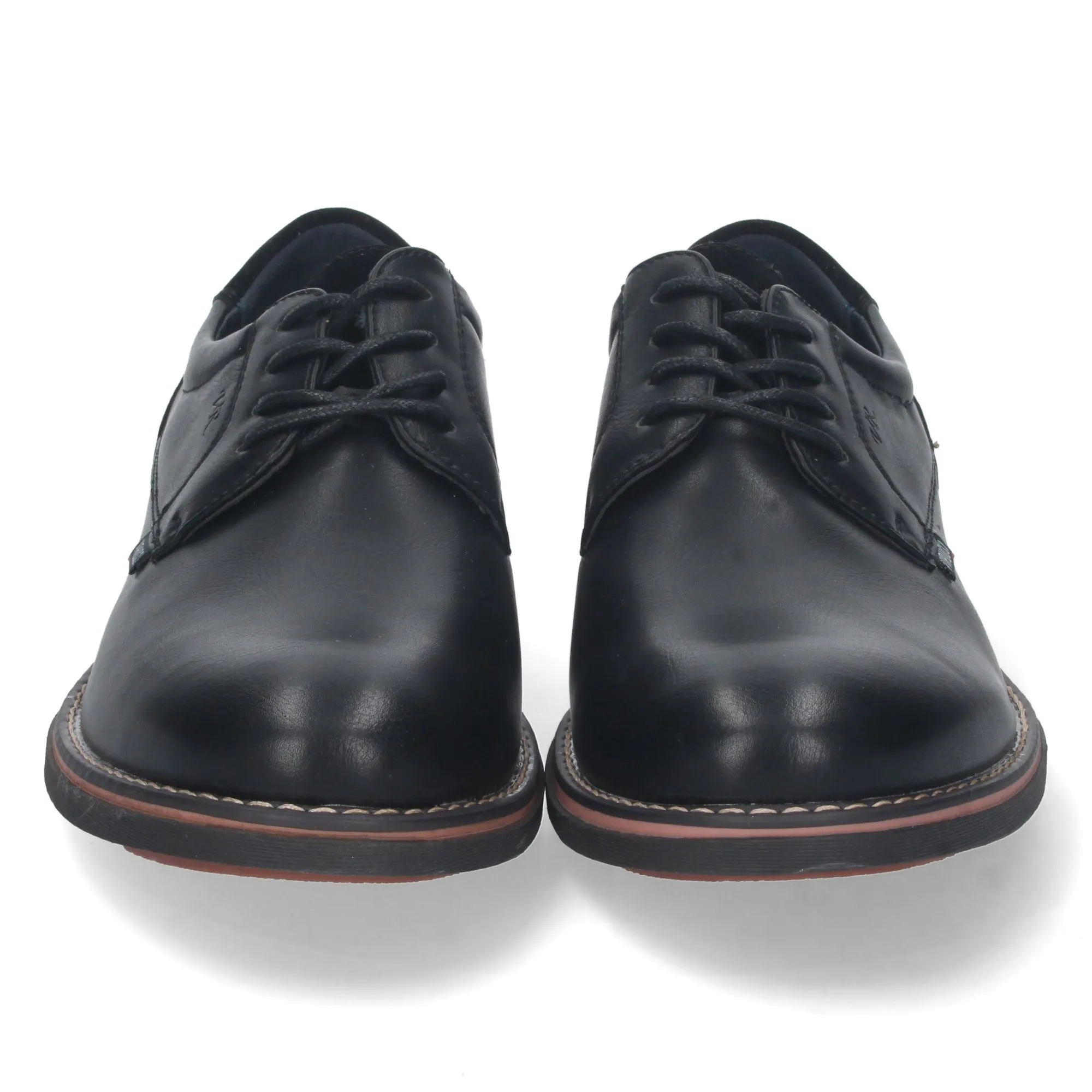 Zapato elegante plano hombre color negro