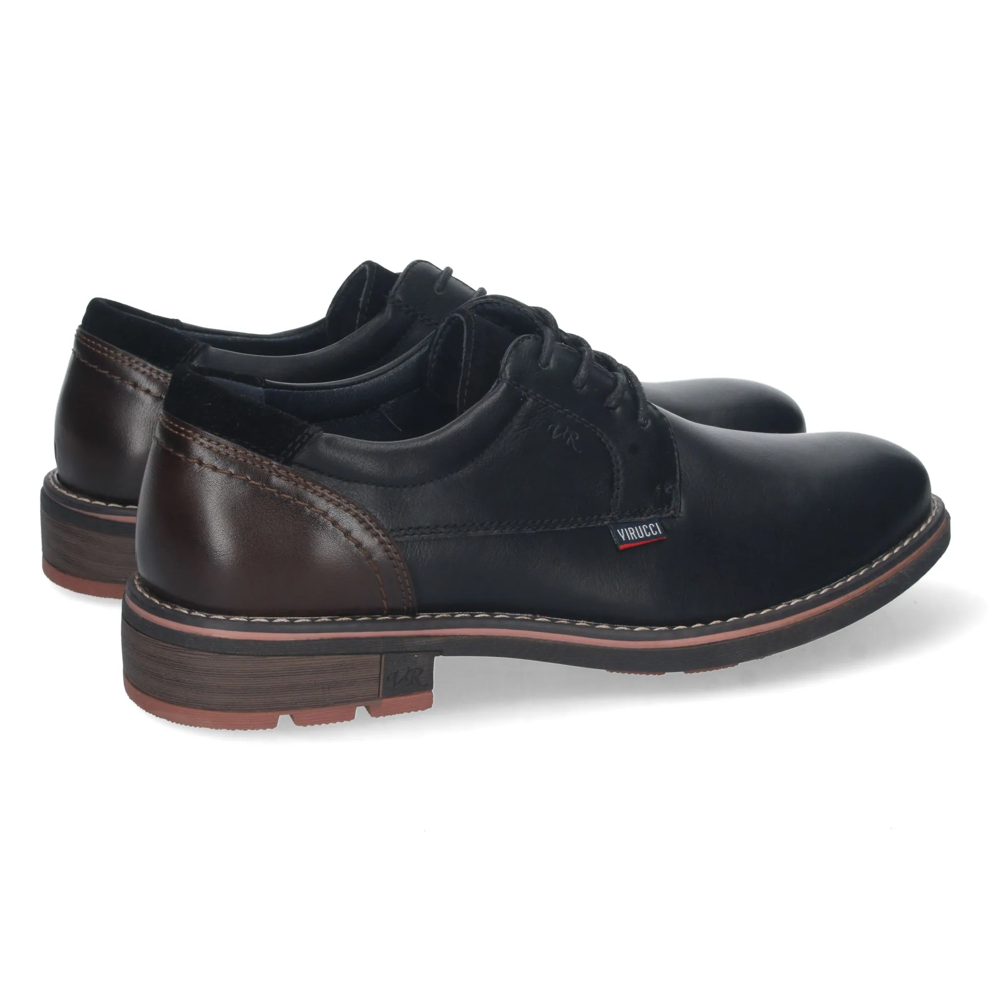 Zapato elegante plano hombre color negro