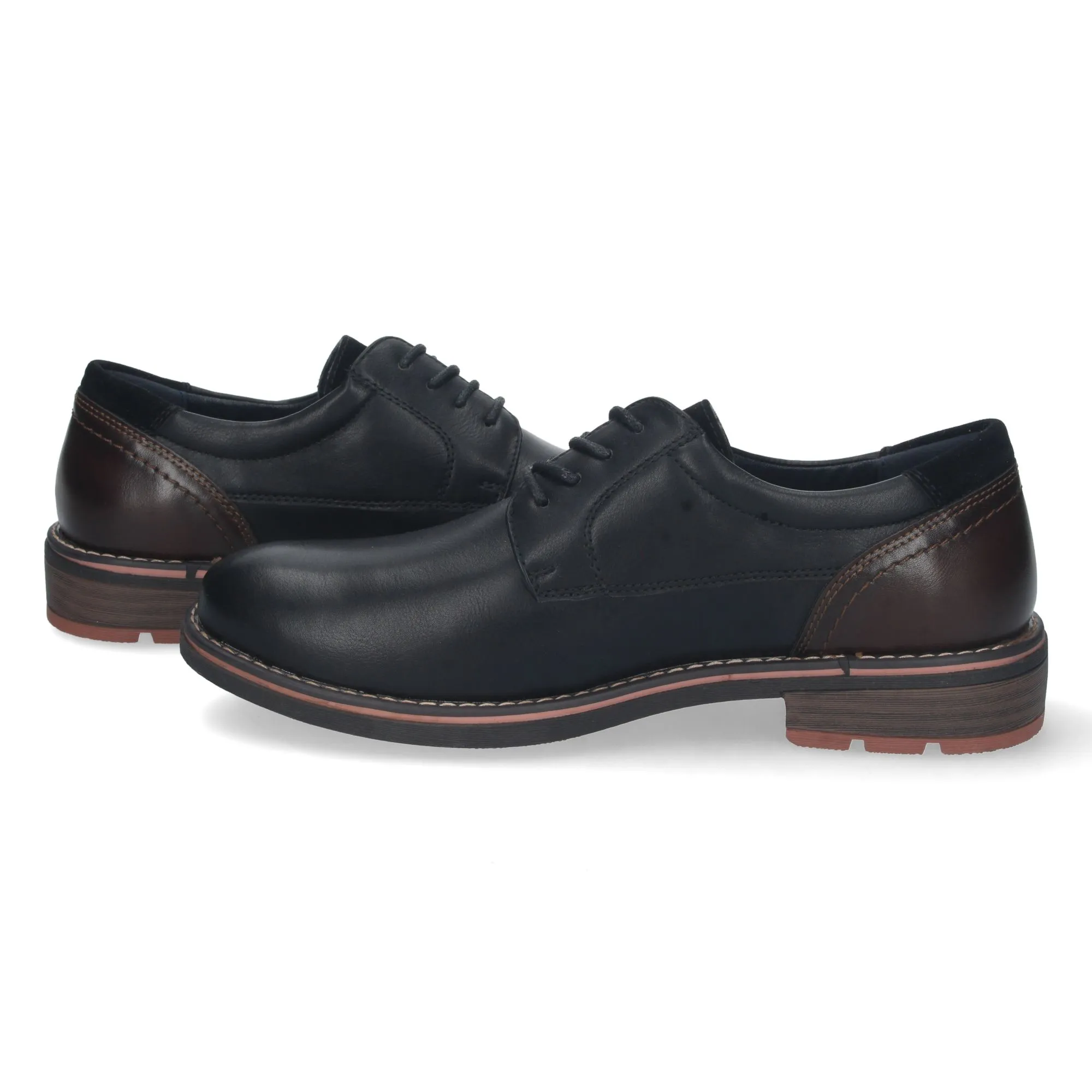 Zapato elegante plano hombre color negro