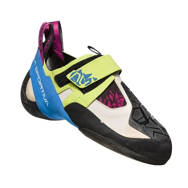 Zapatos de escalada La Sportiva Skwama (verde manzana/azul cobalto) Mujer