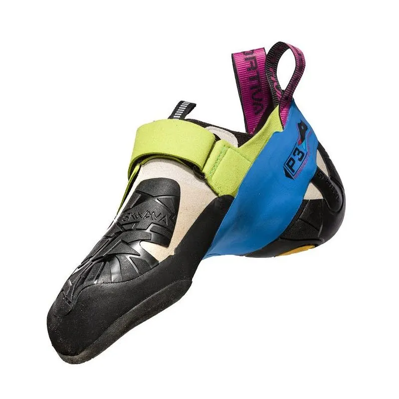 Zapatos de escalada La Sportiva Skwama (verde manzana/azul cobalto) Mujer